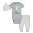 thumbnail image 1 of Gerber® Bébé neutre Ensemble de 3 pieces biologique  - Gris, 1 of 6