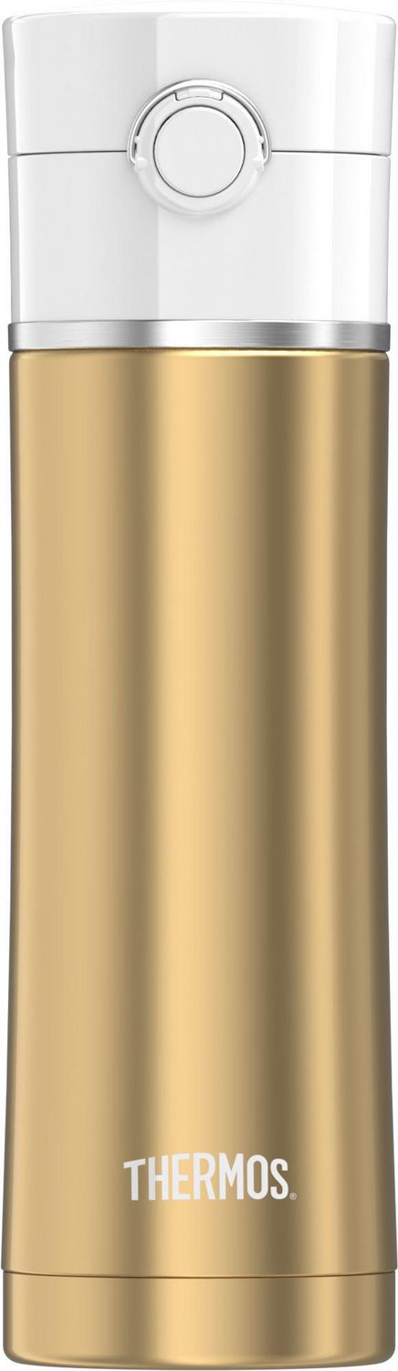 Thermos 16 Oz Stainless Steel Vacuum Insulated Bottle, Gold