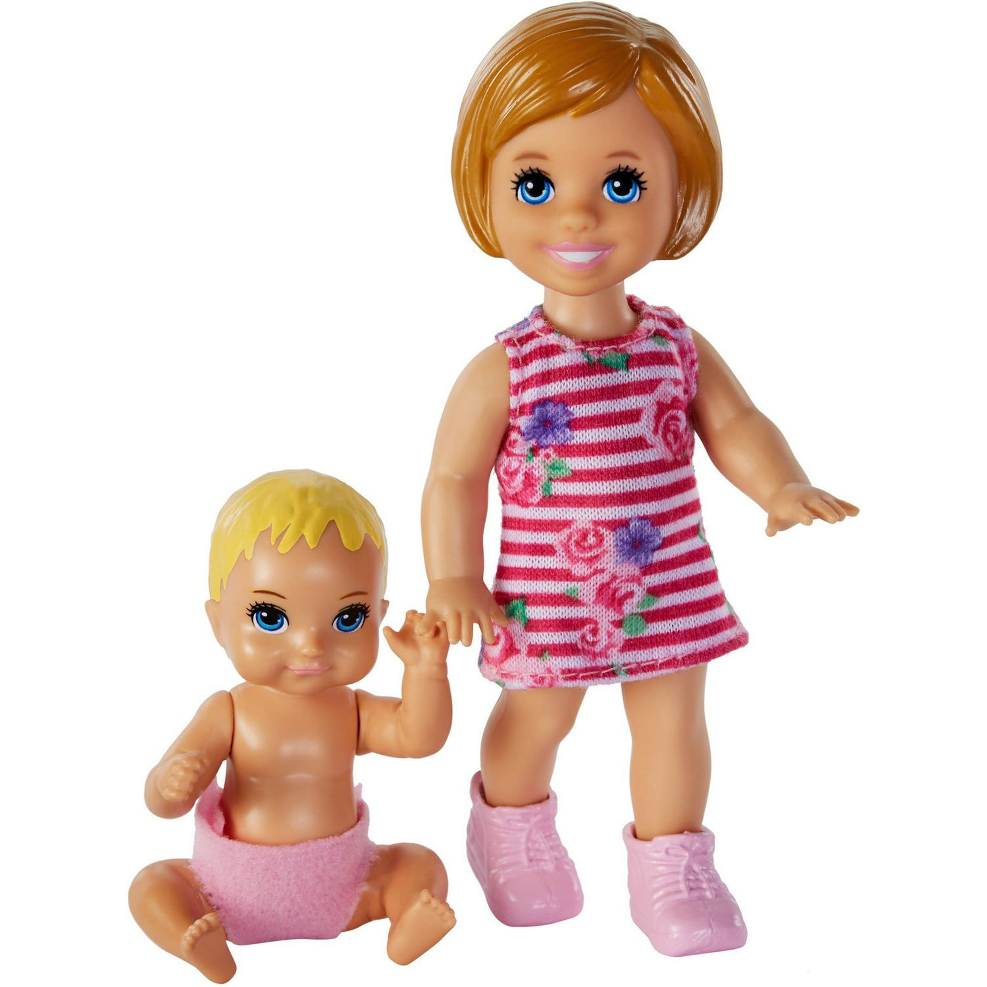 Barbie Skipper Babysitters Inc Dolls, Pink Cloth Diaper 