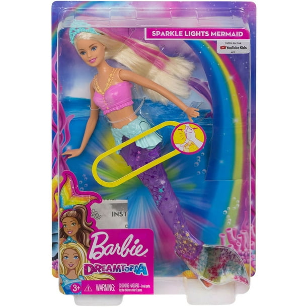 Barbie Dreamtopia Rainbow Lights Mermaid Exclusive Doll Light-Up