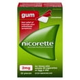 thumbnail image 1 of Nicorette Nicotine Gum, Quit Smoking Aid, Cinnamon, 2mg, 1 of 7