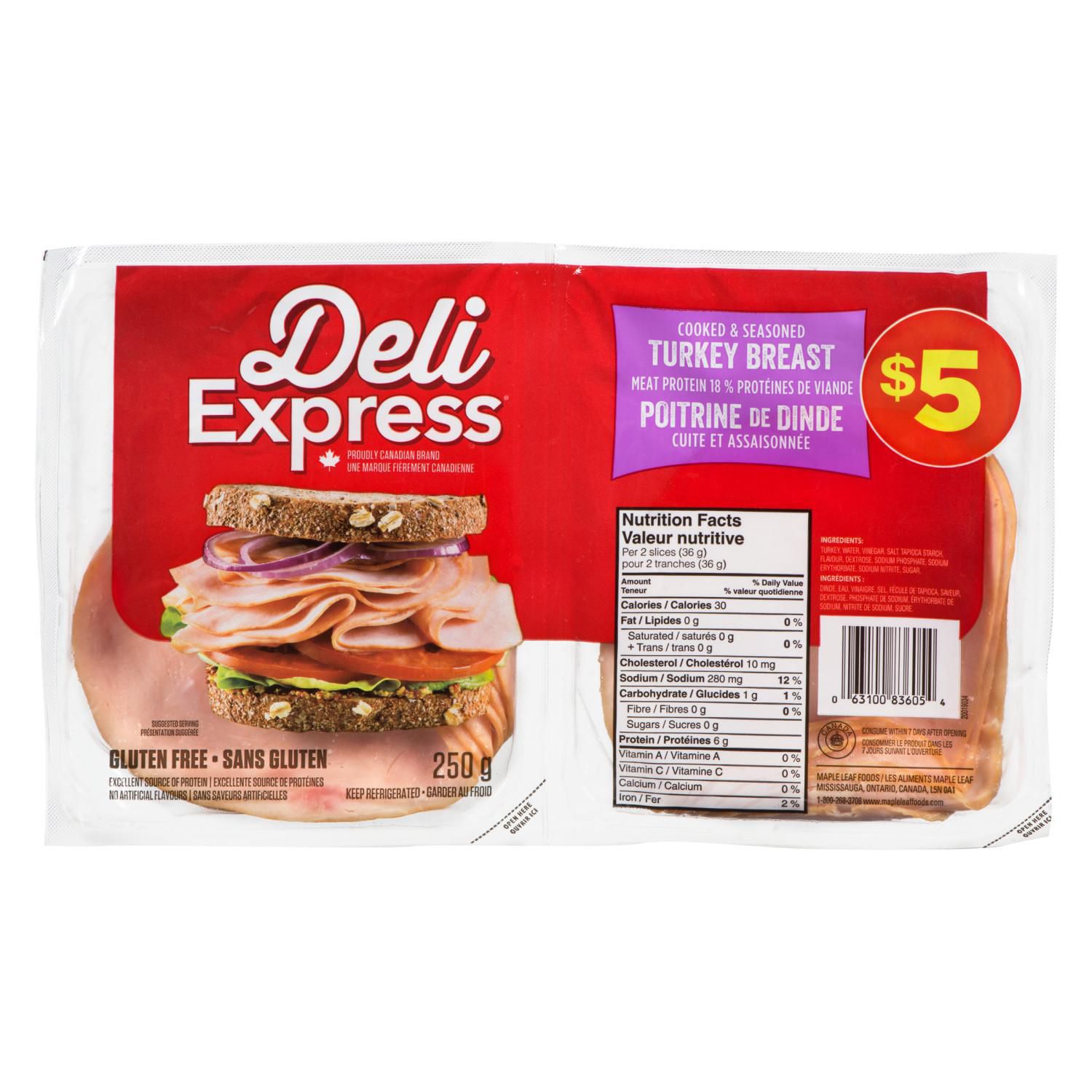 Deli Express Sliced Turkey Walmart Canada