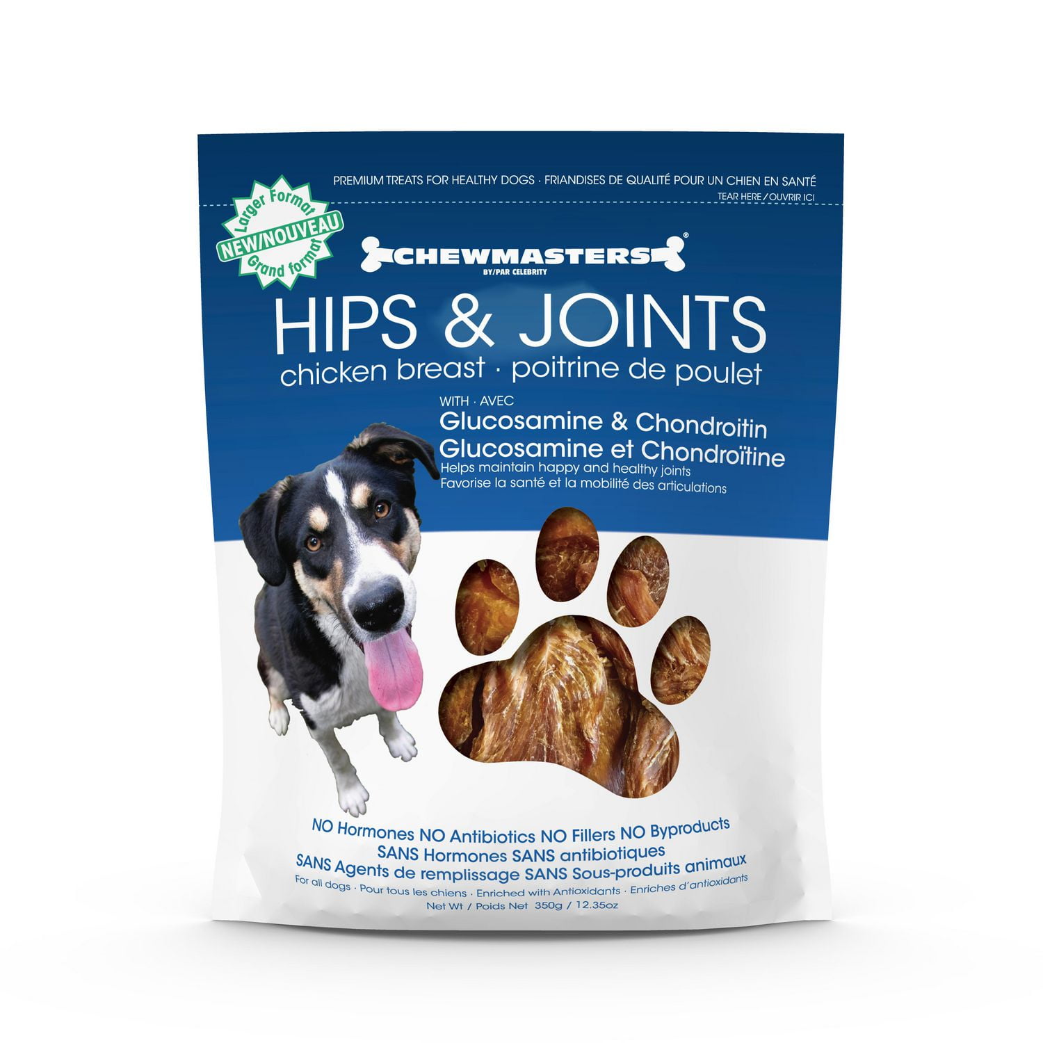 Chewmasters Hip Joint Chicken Breast 350g Bag Hip Joint Treats Walmart