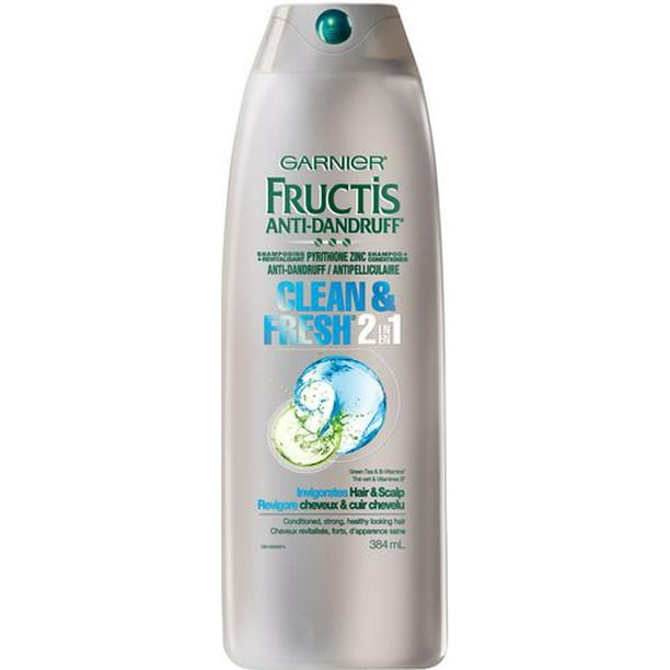 Garnier Fructis Shampoing 2-en-1 Antipelliculaire Clean and Fresh