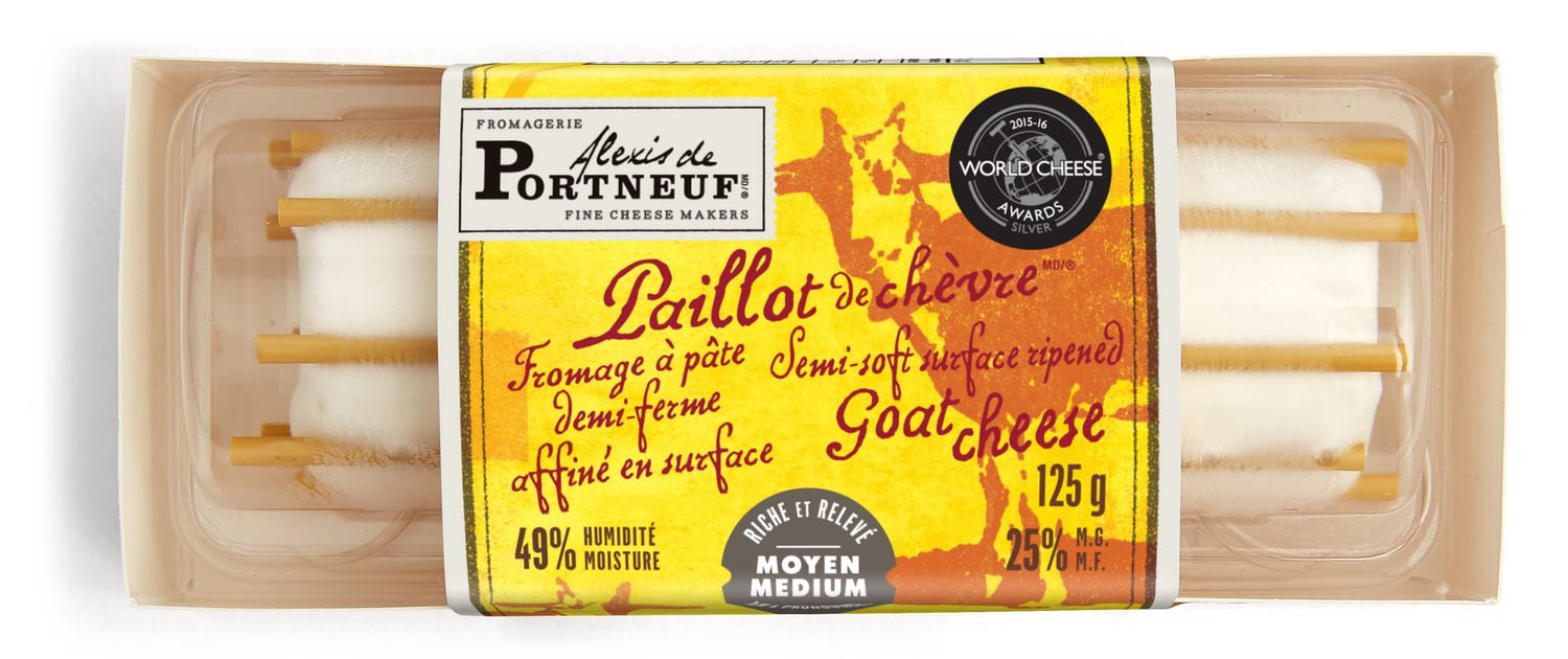 Alexis de Portneuf Paillot de Chèvre Cheese, 125 g