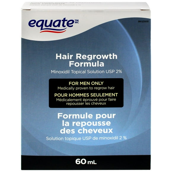 Equate Hair Regrowth Formula, Minoxidil Topical Solution 2%
