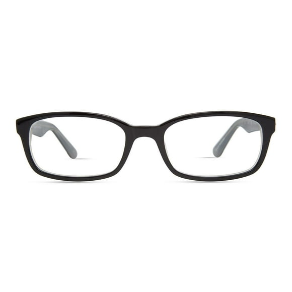 Hard Candy Womens Prescription Eyeglasses, Black Tie Optional, Black, 51-18-135