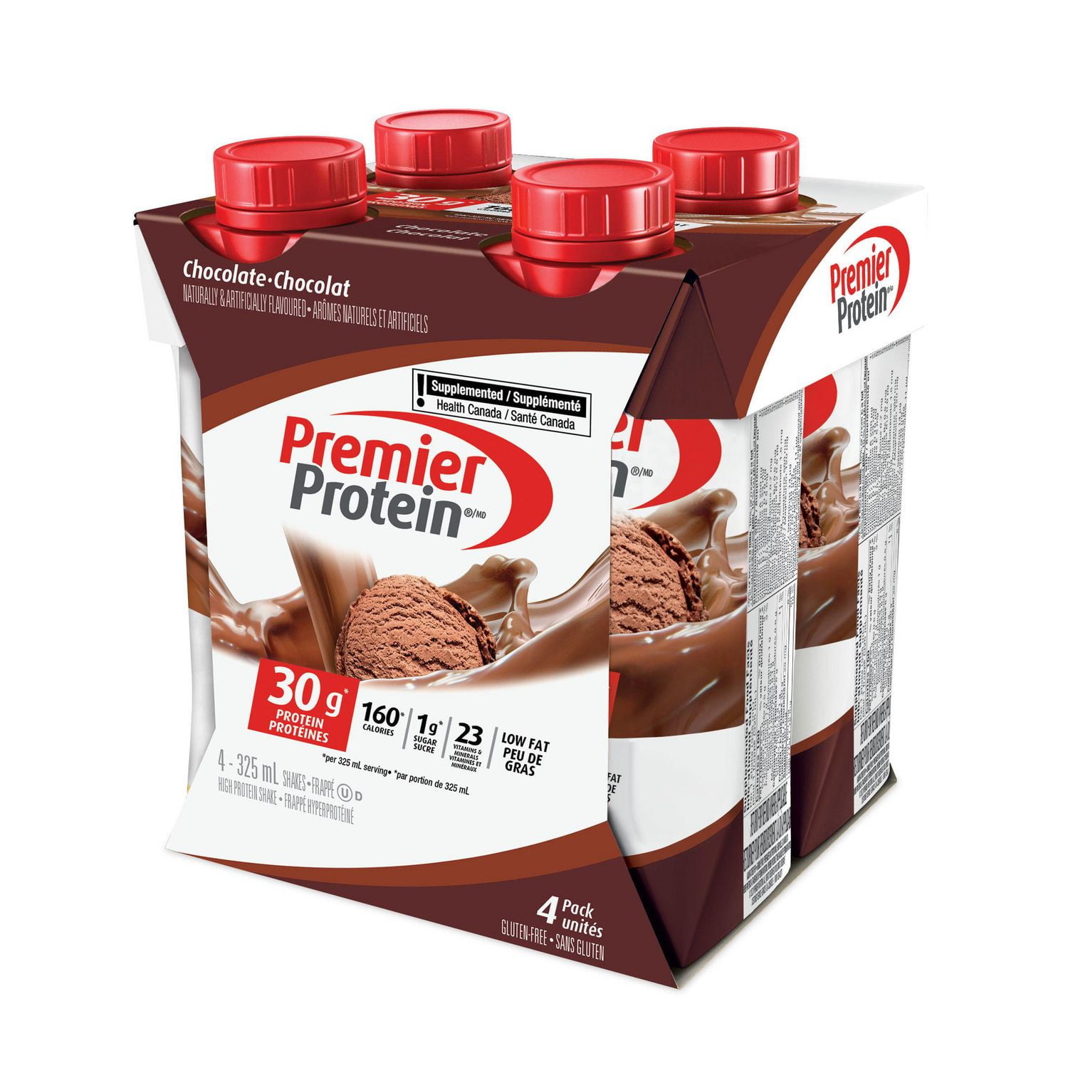 Premier Protein Premier Protein Chocolate High Protein Ready-to-Drink Shake, 4 pack, 325mL x 4 count