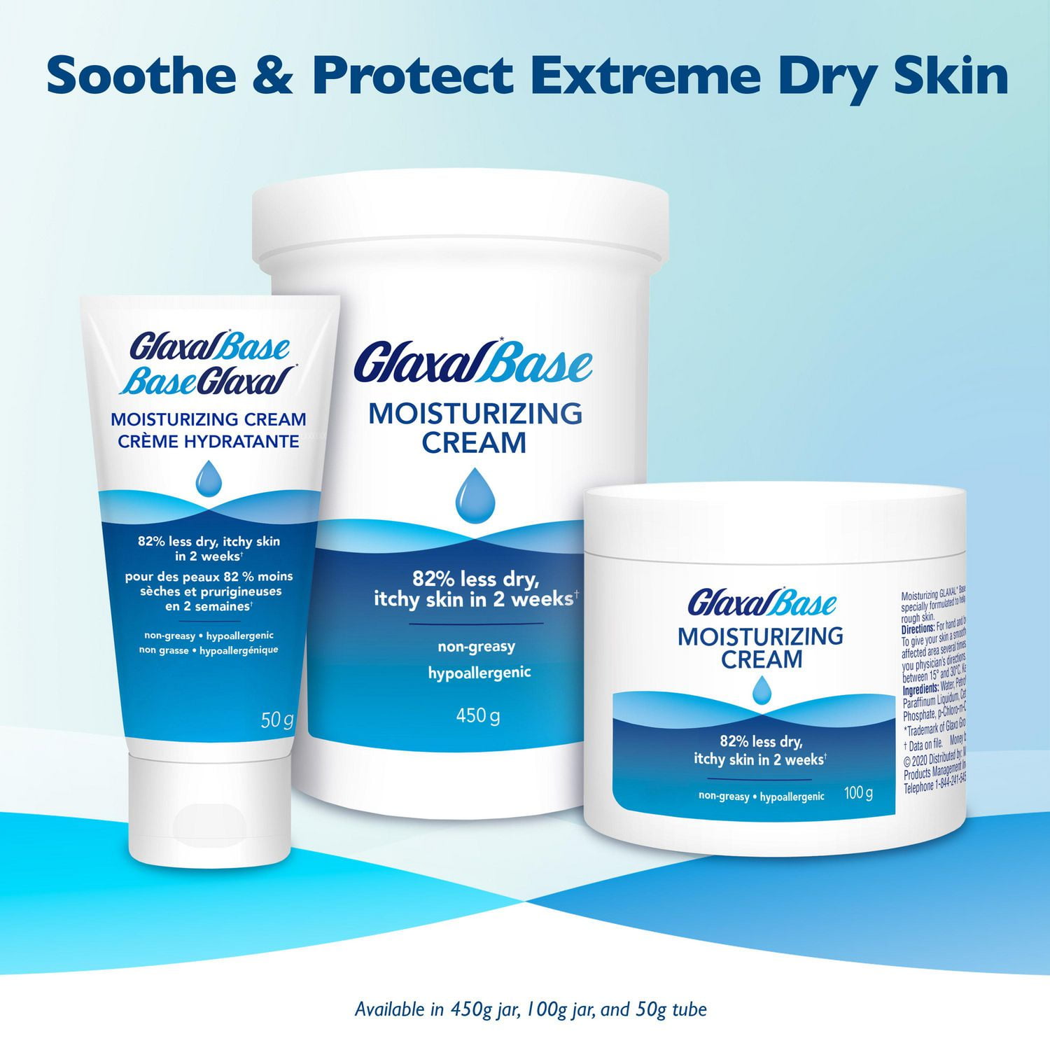 Glaxal Base Sensitive Skin Moisturizing Cream, 100 g