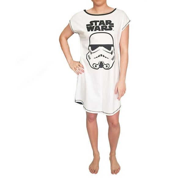 Chemise de nuit 14097 de Star Wars à manches courtes en tricot pour dames