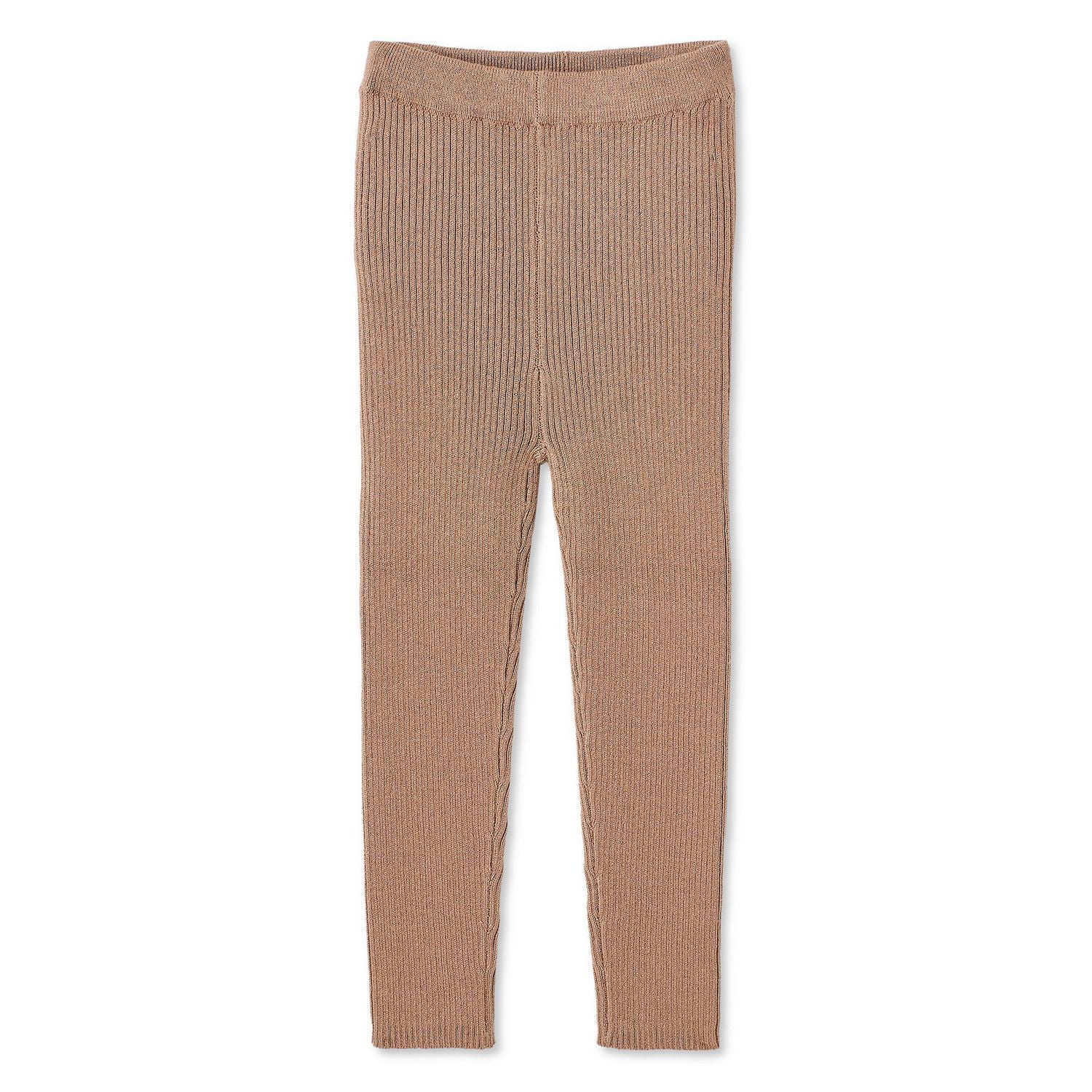 Legging épais en tricot côtelé George pour petites filles Tailles 2T-5T