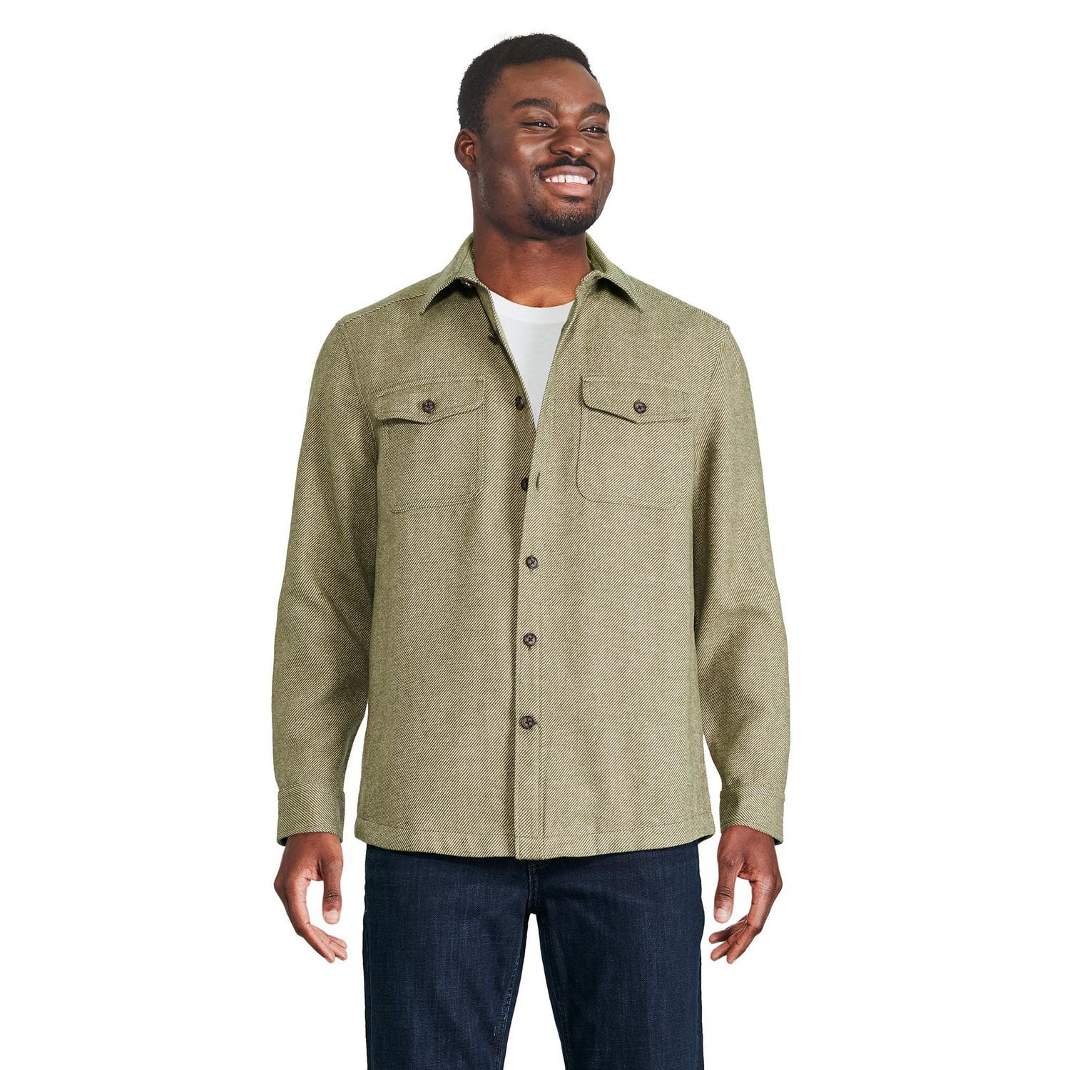 George Men's Shacket, Sizes S-2XL