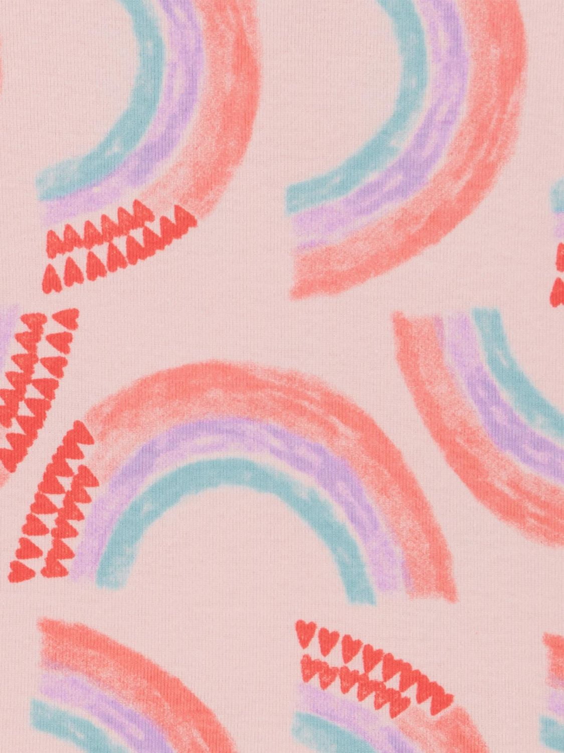 Carter's Child of Mine Baby and Toddler Girls' Rainbow 2-Piece Pajama Set