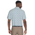 thumbnail image 3 of PGA TOUR APPAREL Men's Watercolor Tile Print Golf Polo Shirt, 3 of 3