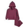 thumbnail image 1 of George Toddler Girls' Hacci Hoodie 2-Piece Set, 1 of 2