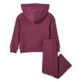 thumbnail image 2 of George Toddler Girls' Hacci Hoodie 2-Piece Set, 2 of 2