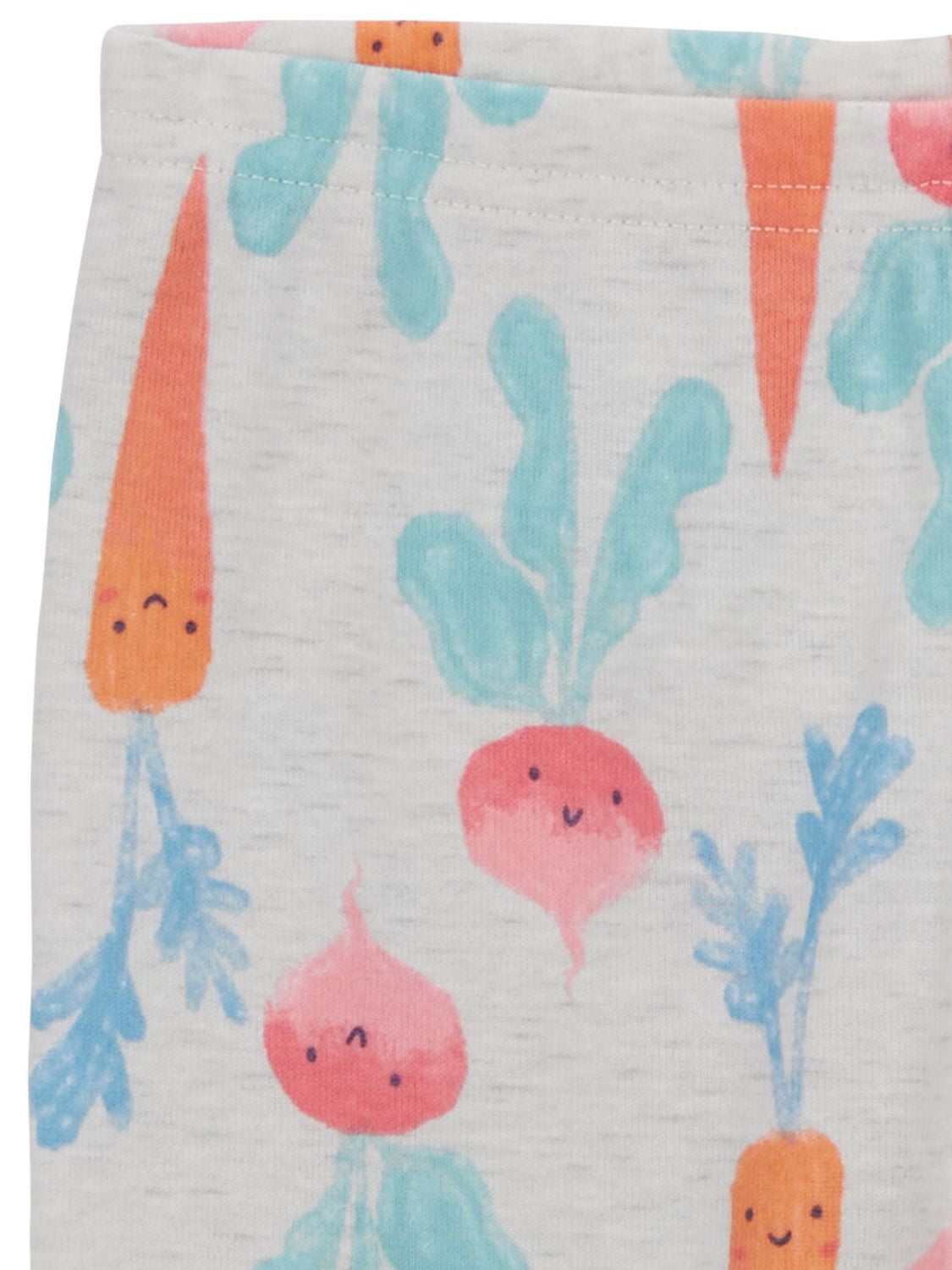 Carter's Child of Mine Baby and Toddler Girls' Carrot 2-Piece Pajama Set