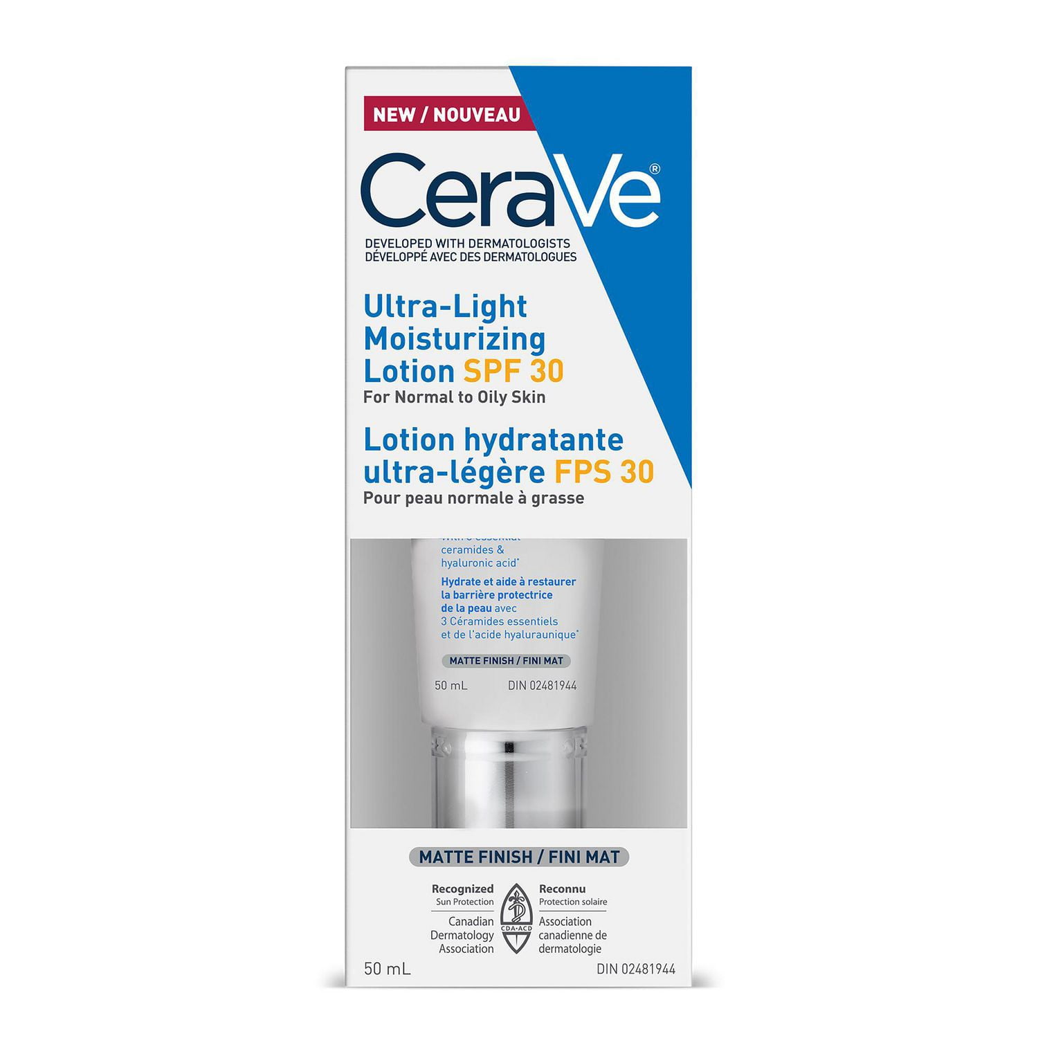 CeraVe Ultralight Facial Moisturizing Lotion with Hyaluronic Acid & 3 ...