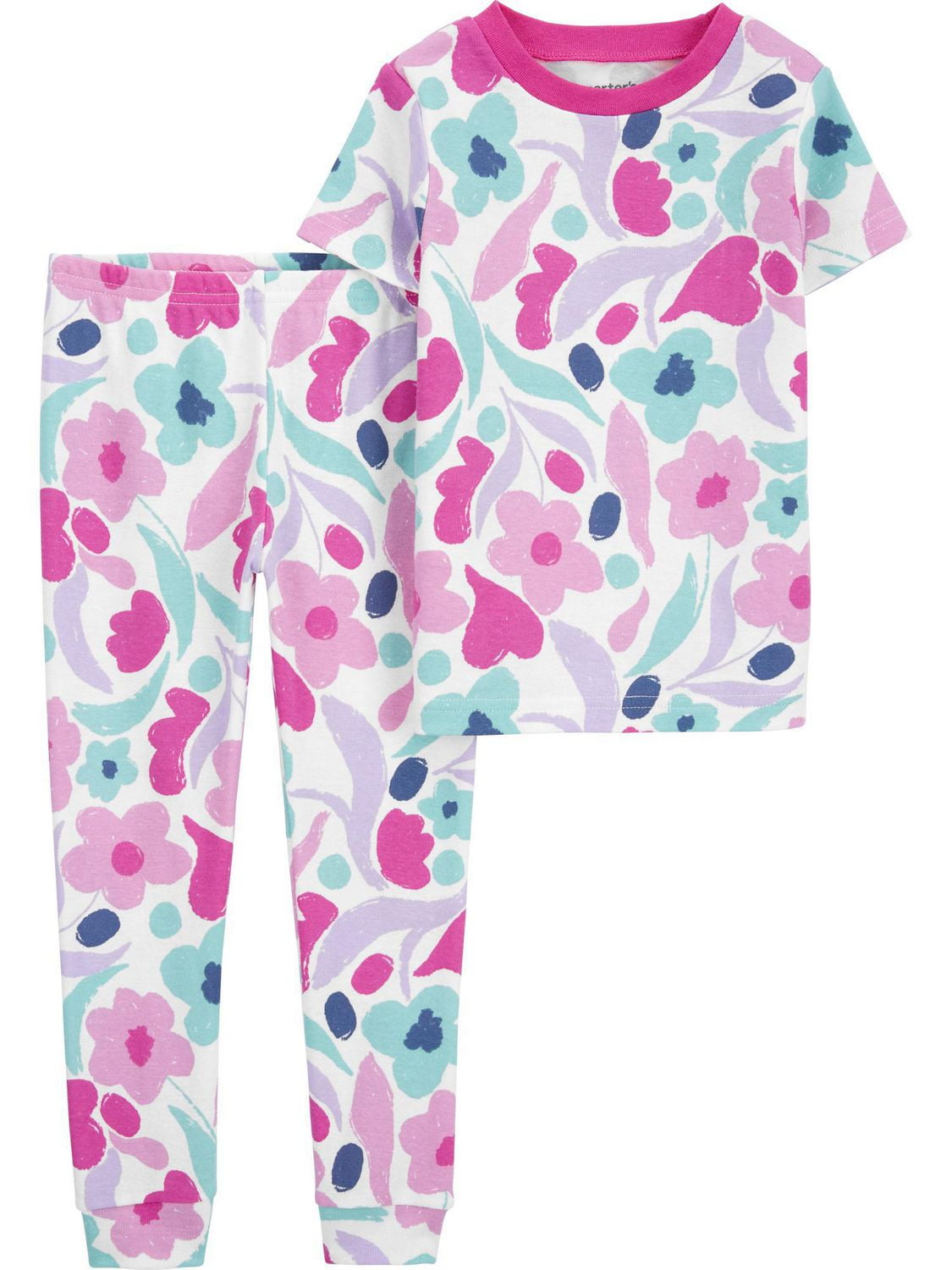 Carter's Child of Mine Ensemble de pyjama 2 pièces à fleurs pour bébés et petites filles