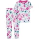 Carter's Child of Mine Ensemble de pyjama 2 pièces à fleurs pour bébés et petites filles 6 mois-5T – image 1 sur 3