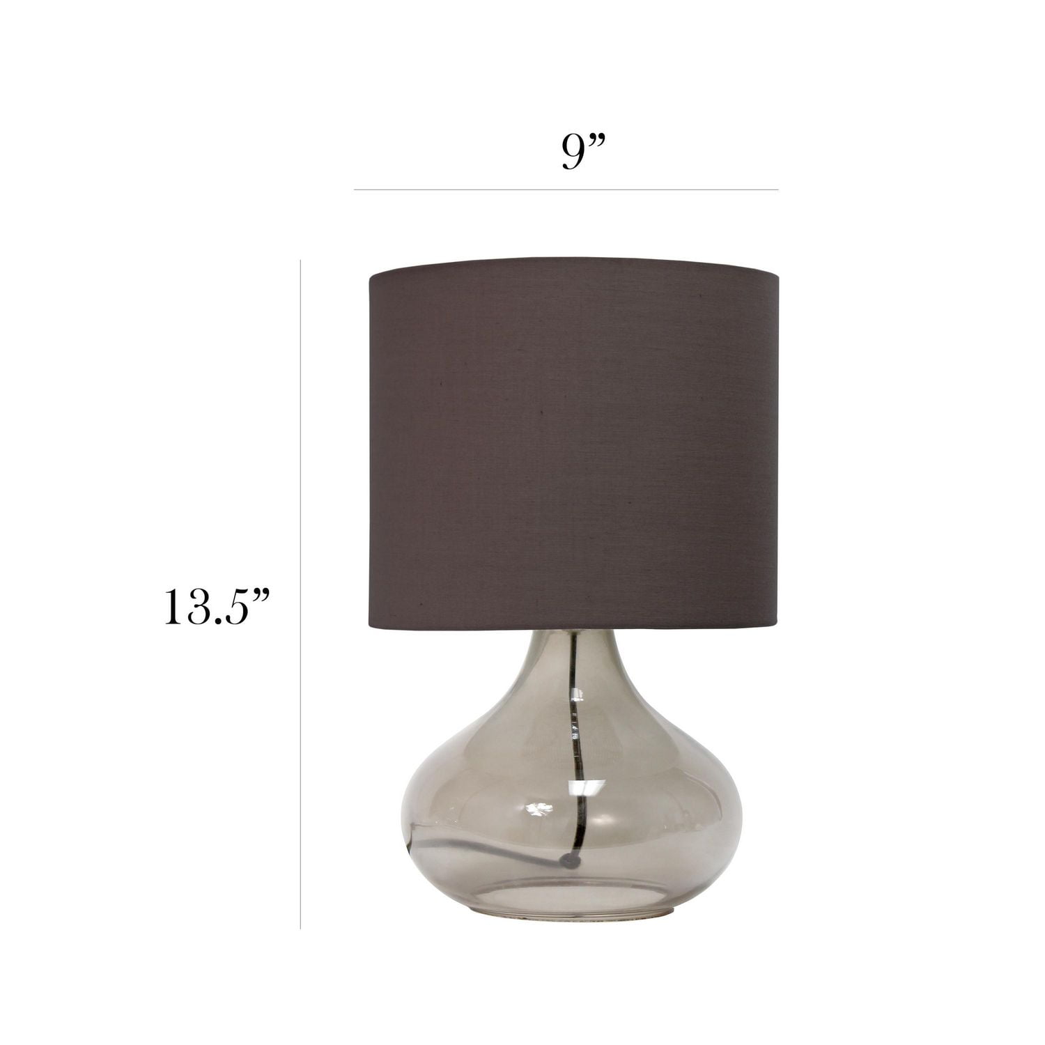 Gray lamp deals shade walmart