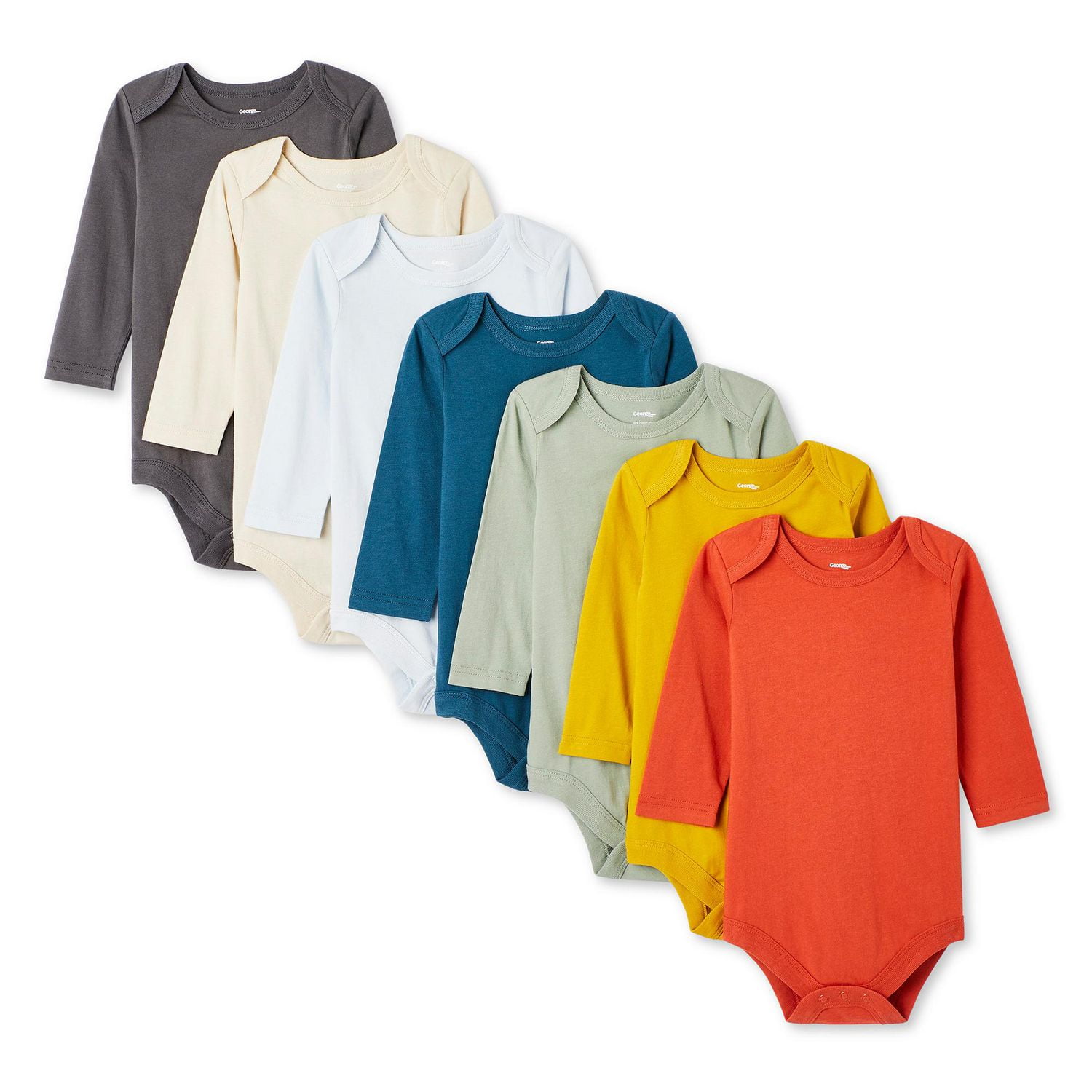 George Infants' Gender Inclusive Bodysuit 7-Pack