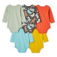 thumbnail image 2 of George Baby Boys' Bodysuit 5-Pack, 2 of 2