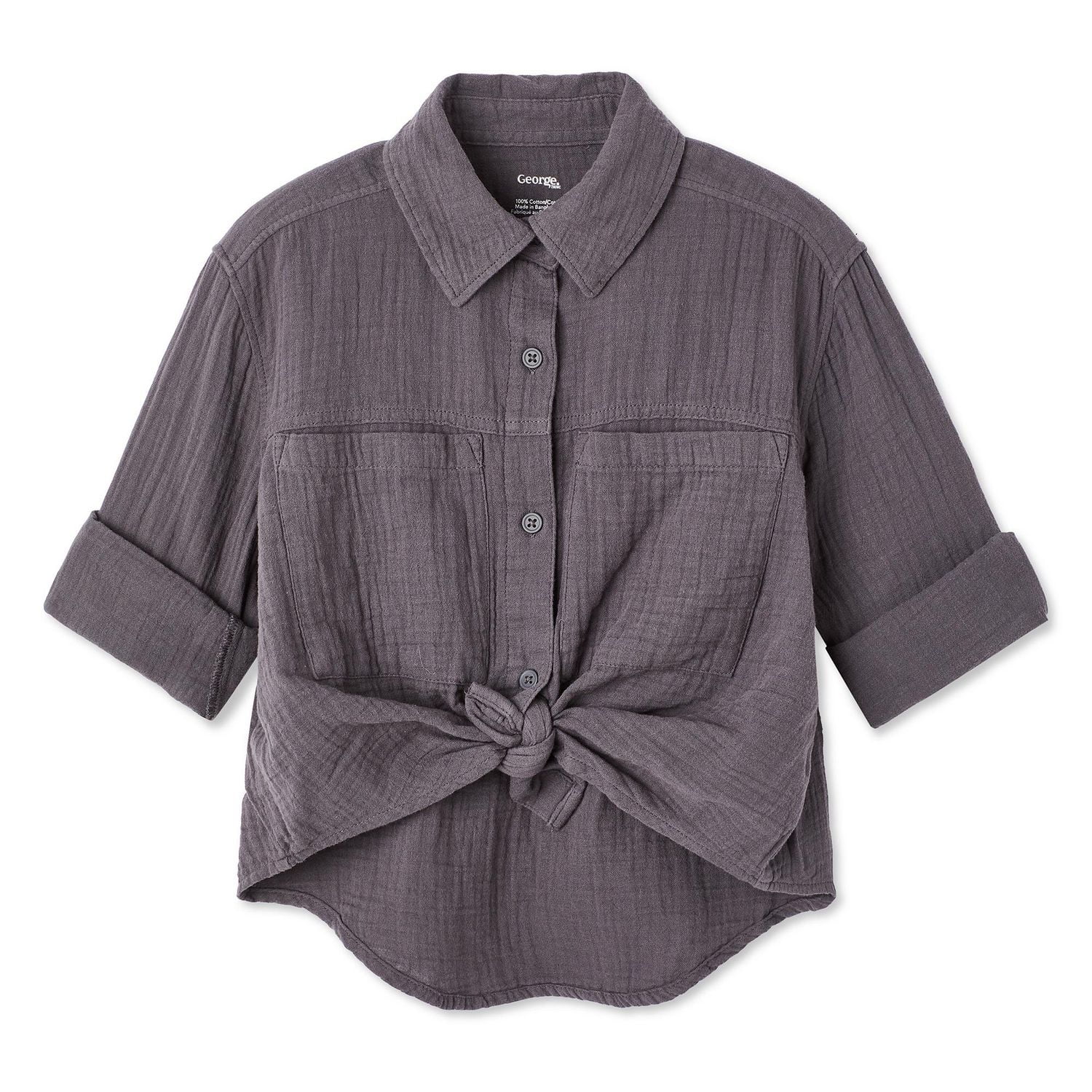 George Girls' Woven Shirt, Sizes 4-16