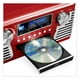 Tourne-disque rétro Victrola avec Bluetooth et platine vinyle à 3 vitesses - Rouge – image 3 sur 4