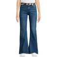 thumbnail image 1 of Justice Girls' Belted Flare Jean, 1 of 3