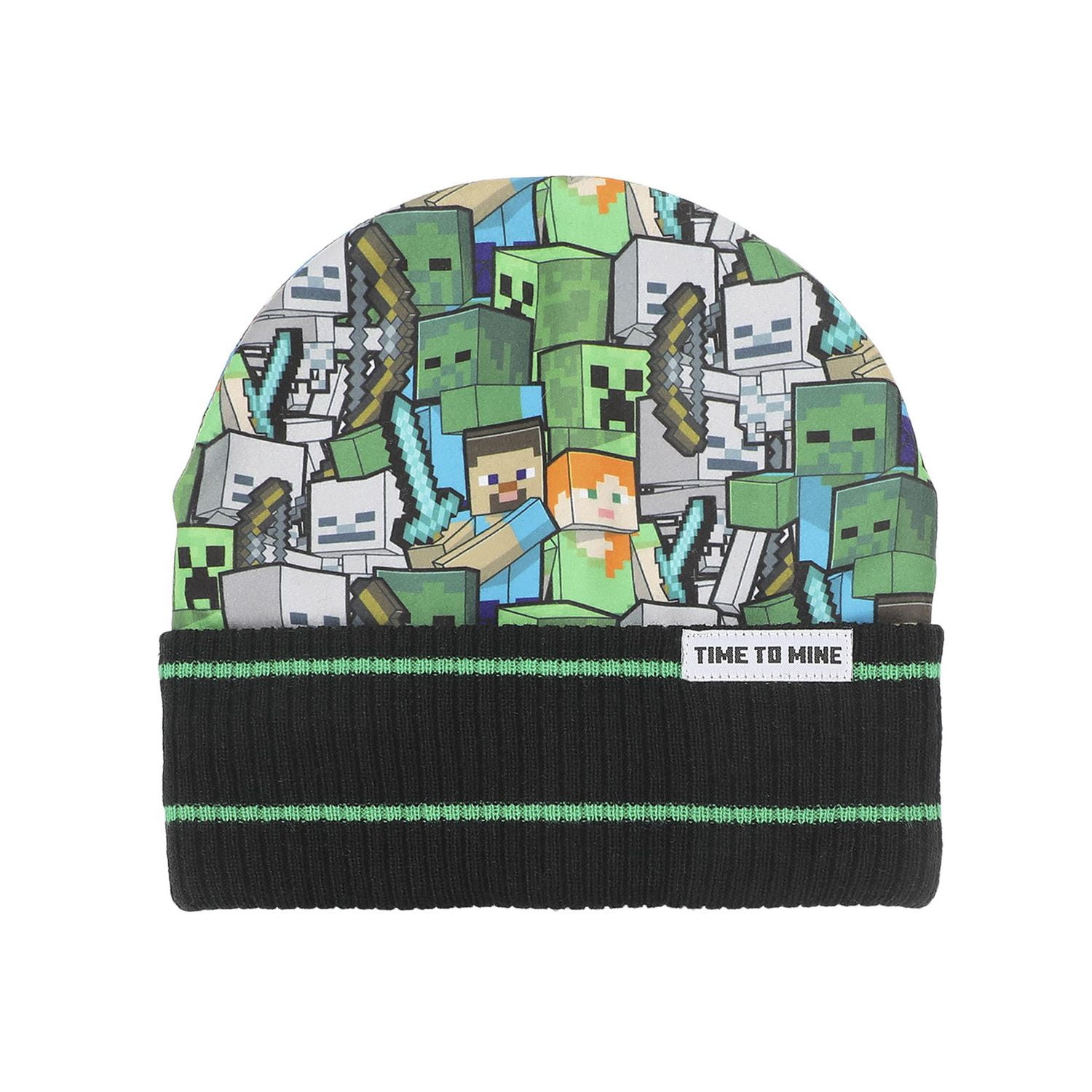 Ensemble De Tuque Et Gants Minecraft Time To Mine Minecraft