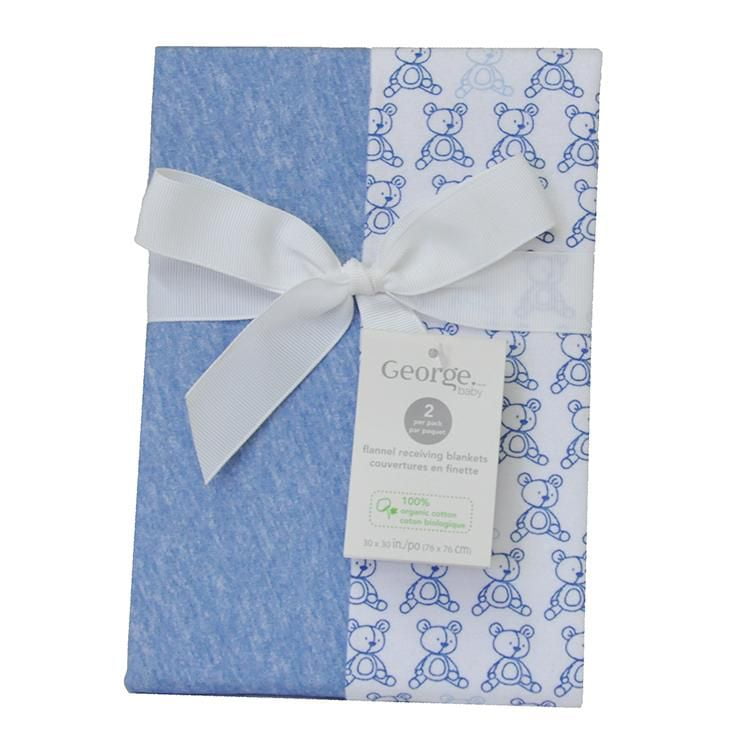 baby Organic Cotton Flannel Receiving Blankets Walmart Canada
