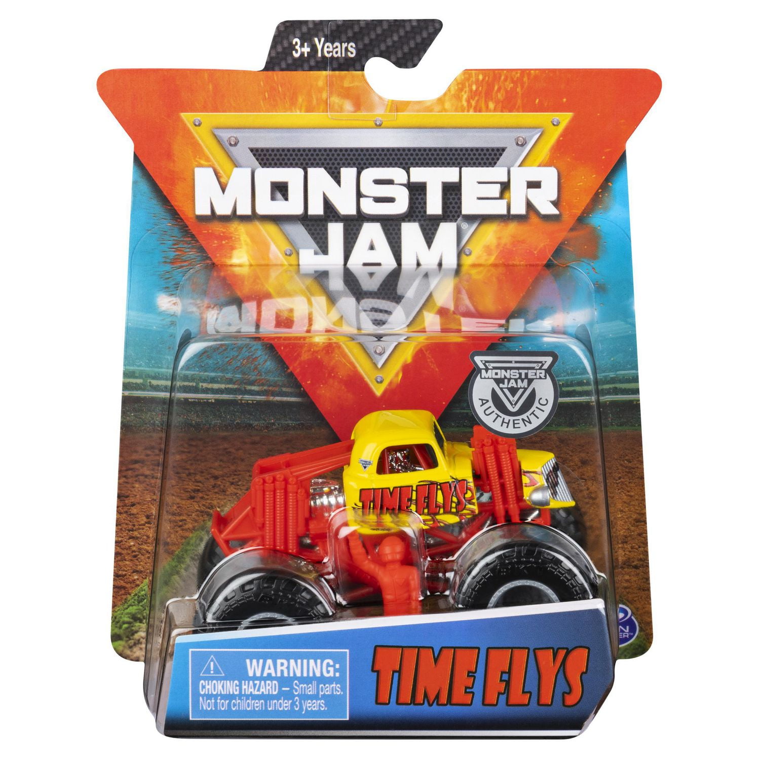 Monster Jam, Official Time Flys Monster Truck, Die-Cast Vehicle, Legacy ...