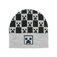 thumbnail image 2 of Minecraft Creeper Face Beanie Hat And Gloves Set – 2 Pack, 2 of 8