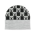 thumbnail image 3 of Minecraft Creeper Face Beanie Hat And Gloves Set – 2 Pack, 3 of 8