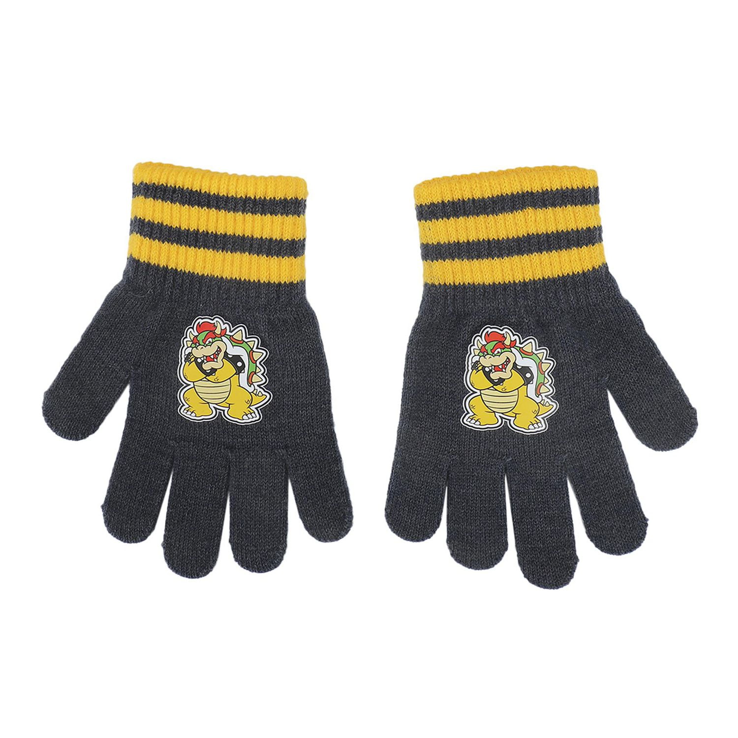 Super Mario Bowser Beanie Hat And Gloves Set, Super Mario