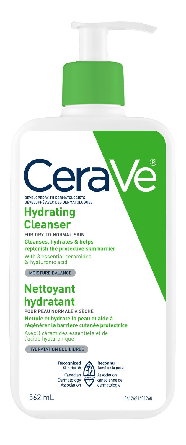 CeraVe Hydrating Facial Cleanser With Hyaluronic Acid and 3 Ceramides