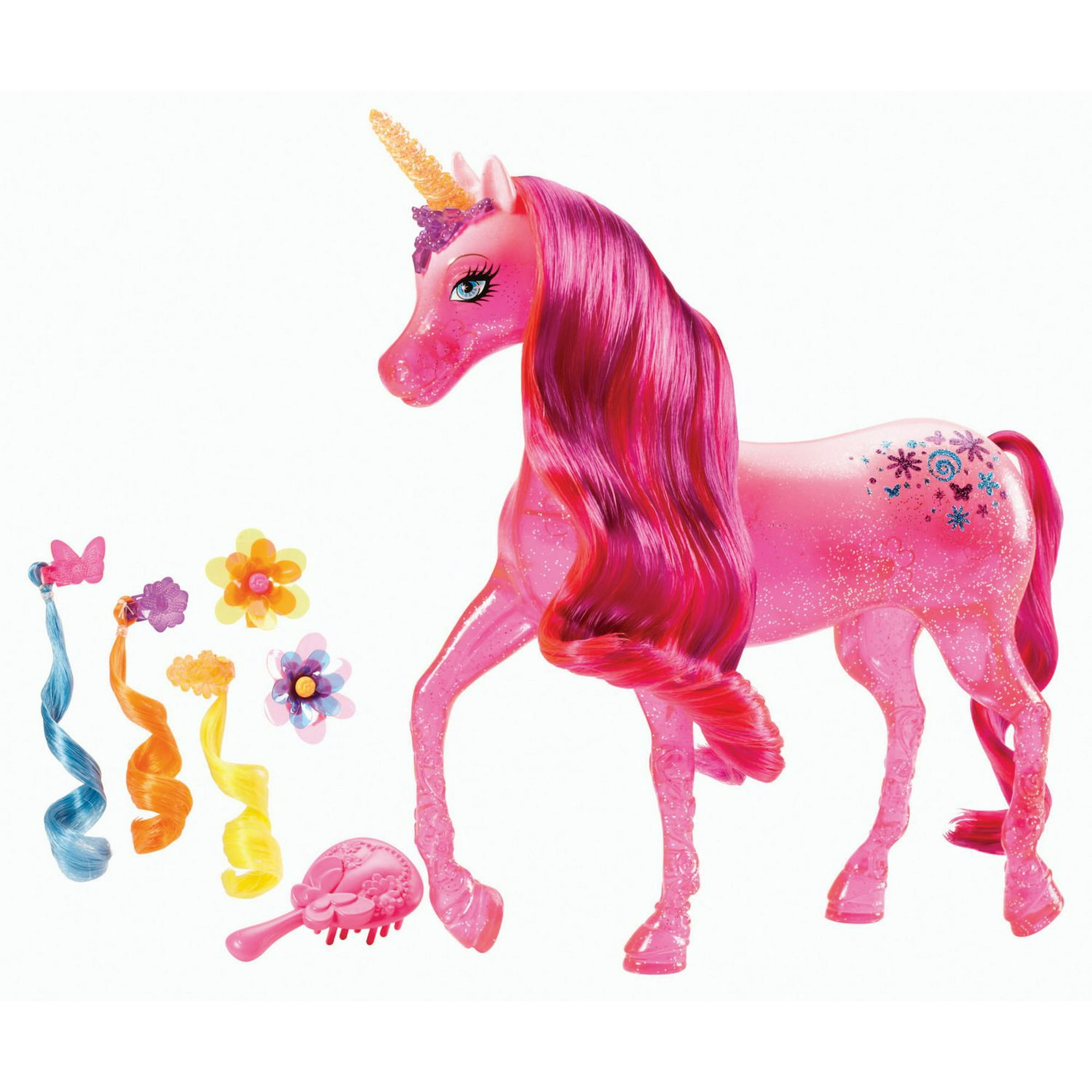 Barbie and The Secret Door Pink Unicorn Doll 