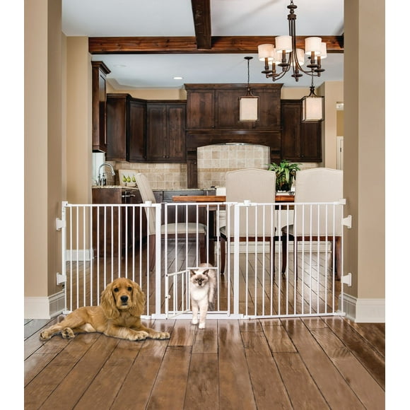 Carlson Pet Products 76" Wide Flexi Configurable Walk through Pet Gate