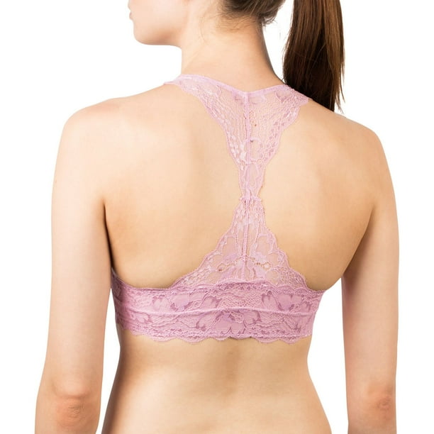 Lace Bra With Trim Black – George and Olive