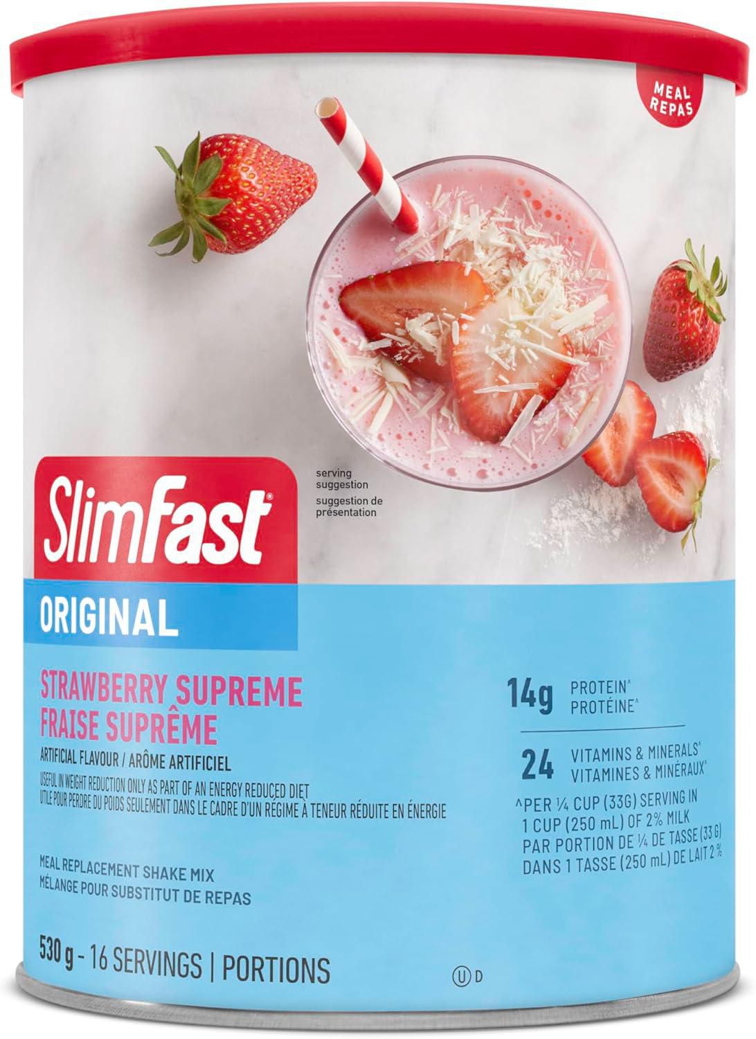 SlimFast Original Strawberry Supreme Meal Replacement Shake Mix