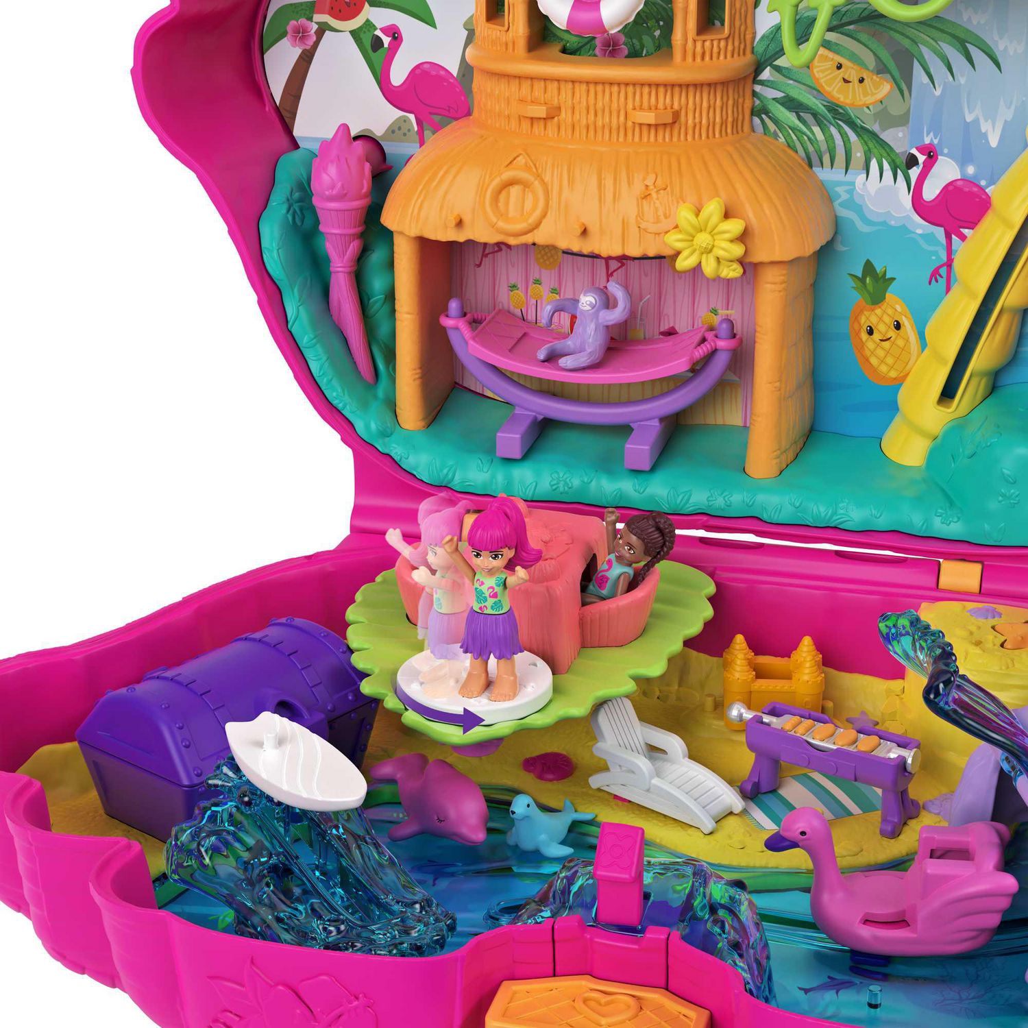 Polly pocket flamingo deals set