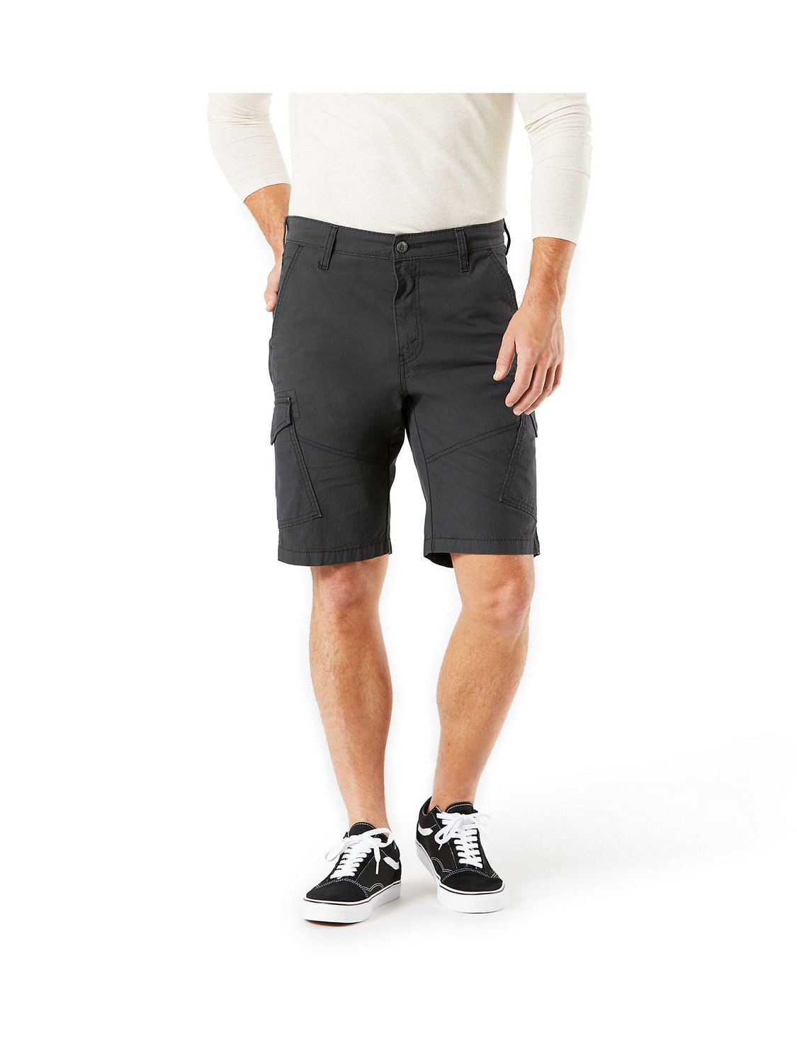 mens black levi cargo shorts