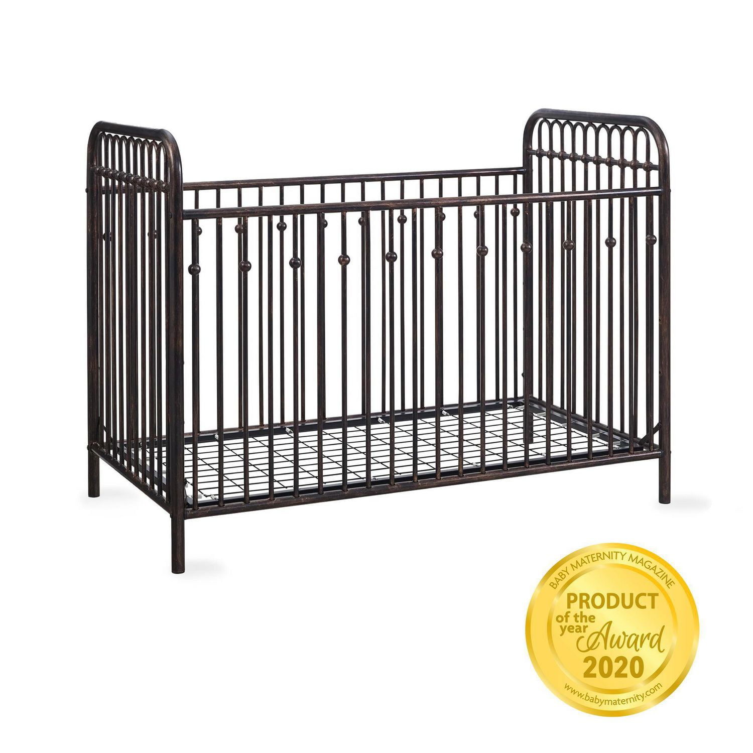 Monarch Hill Ivy Black Metal Baby Crib Walmart Canada