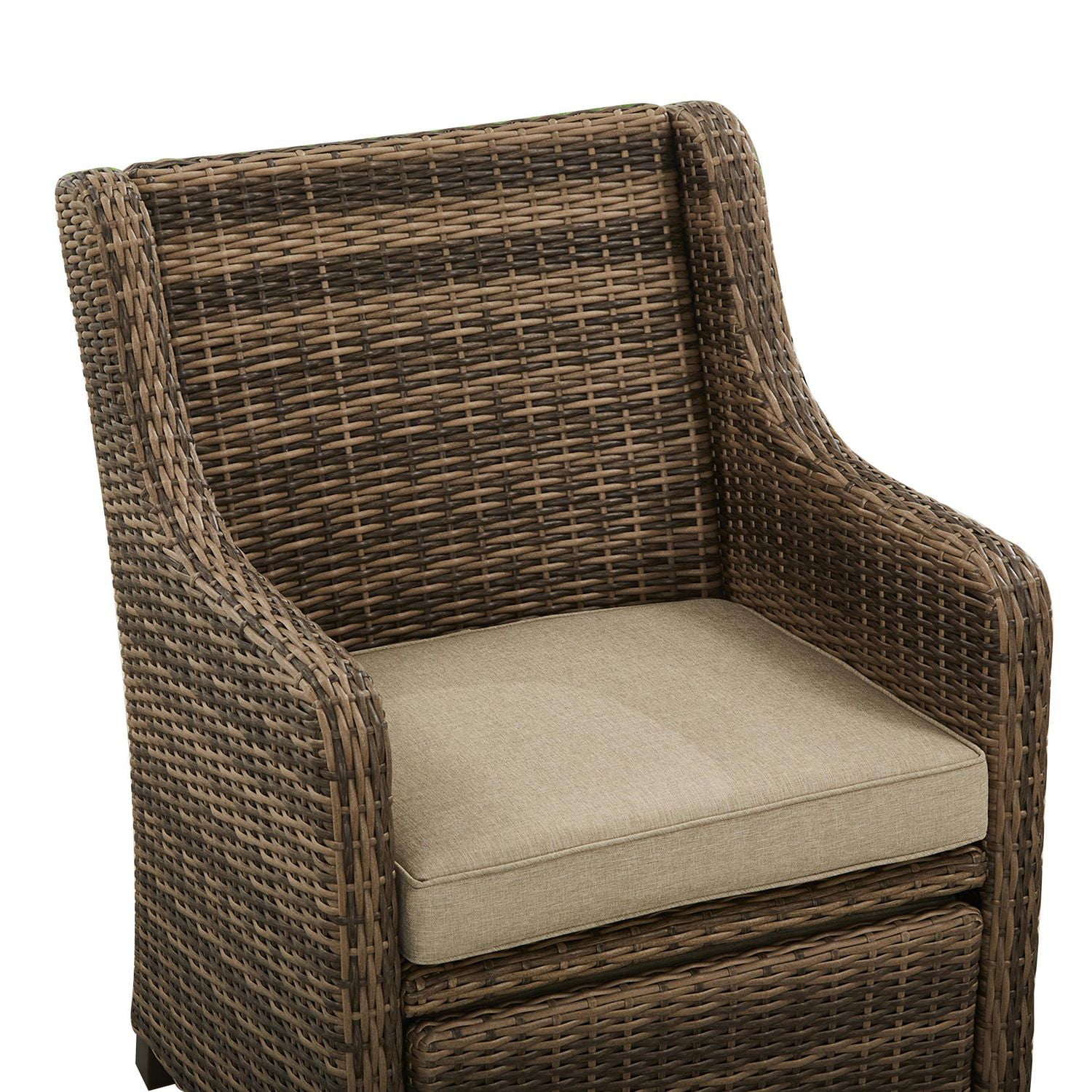 Better homes & gardens hawthorne online park outdoor wicker lounge chair