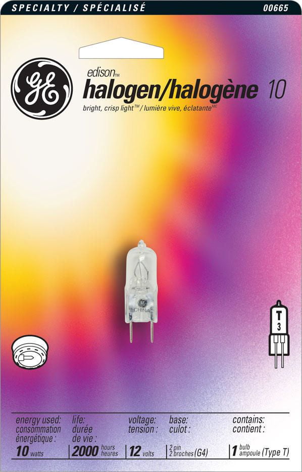 General Electric 10 Watts T3 Halogen Bulb Walmart Canada