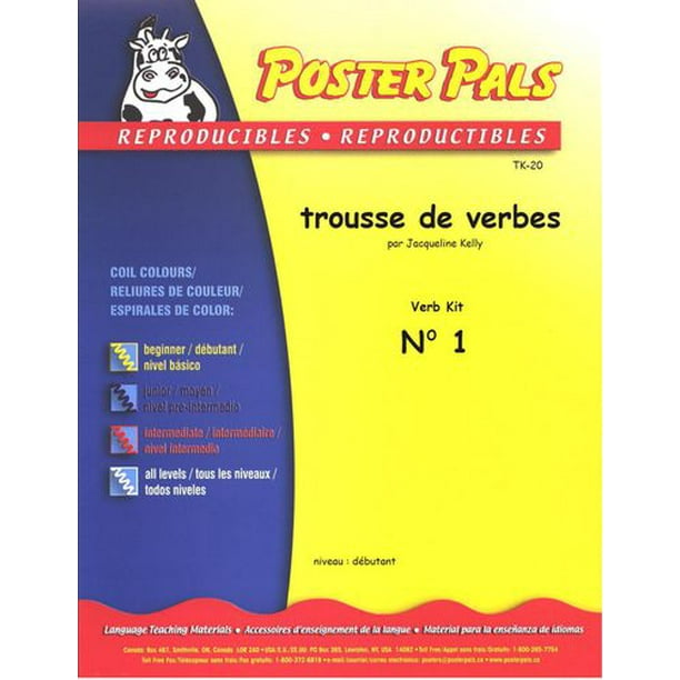 Activités reproductibles en français pour la classe de FLS sur trousse de verbes sur No1