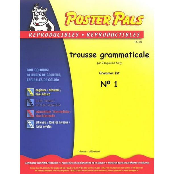 Activités reproductibles en français pour la classe de FLS sur trousse grammaticale sur No1