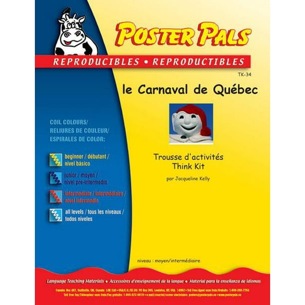 Activités reproductibles en français pour la classe de FLS sur le Carnaval de Québec