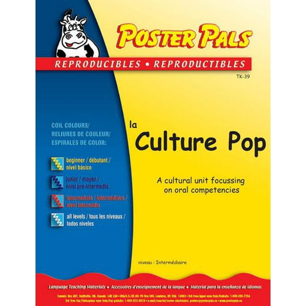 Activités reproductibles en français pour la classe de FLS sur la culture pop